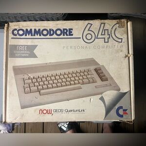 1986 original Commodore 64 computer in original box and has manual